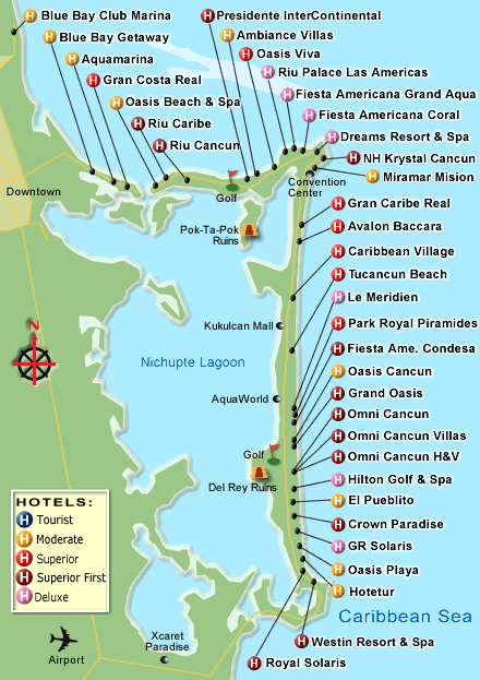 Cancun Maps